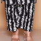 Black & White Tie-Dye Printed Rayon Co-Ord Set