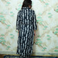 Black & White Shibori Printed Rayon Kurta Pant Set