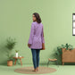 Purple Rayon Short Kurti