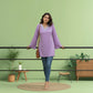 Purple Rayon Short Kurti