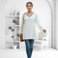 White Rayon Short Kurti