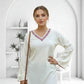 White Rayon Short Kurti